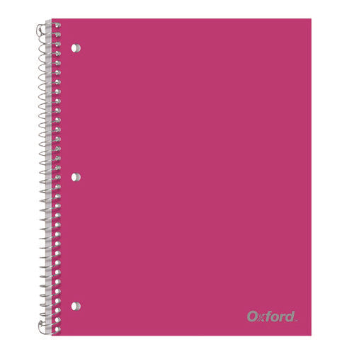 Poly One-subject Notebook, 1 Subject, College Rule, Randomly Assorted Cover Color, (100) 11 X 9 Sheets