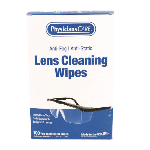 Lens Cleaning Wipe, 100/box