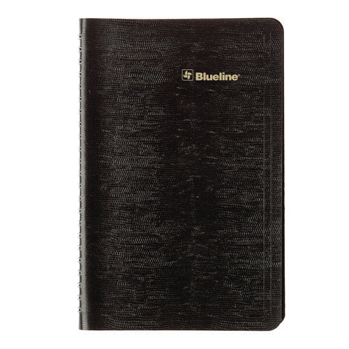 Plan And Link Weekly Planner, 8" X 5", Black Cover, 12-month (jan To Dec): 2025