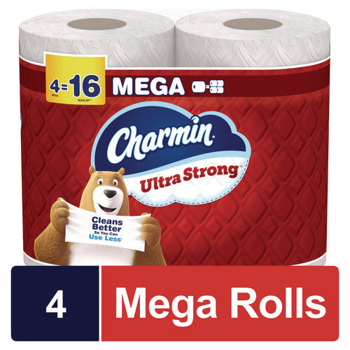 Ultra Strong Bathroom Tissue, Septic Safe, 2-ply, White, 220 Sheet/roll, 4/pack, 8 Packs/carton