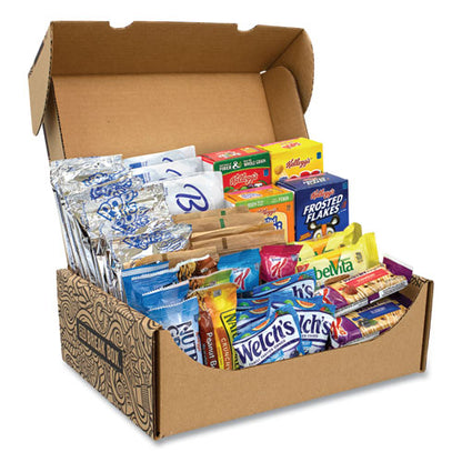 Breakfast Snack Box, 41 Assorted Snacks/box