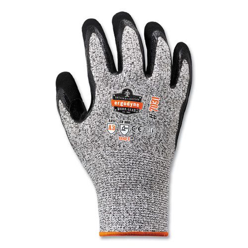 Proflex 7031-case Ansi A3 Nitrile-coated Cr Gloves, Gray, 2x-large, 144 Pairs/carton