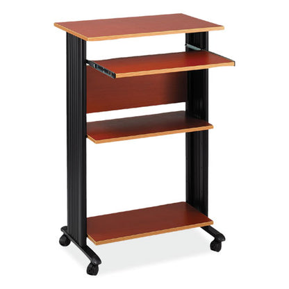 Muv Standing Desk, 29.5" X 22" X 45", Cherry