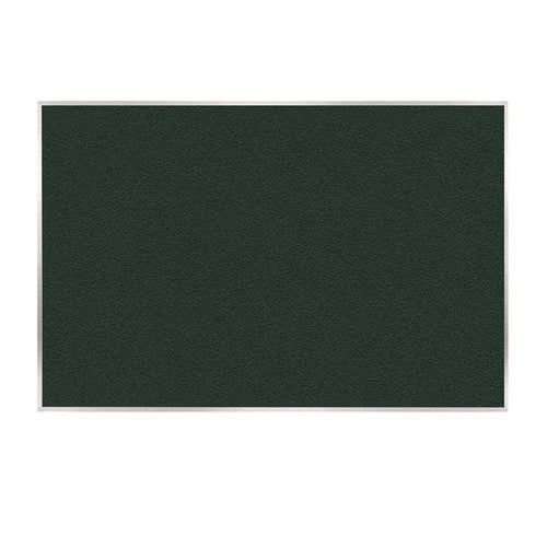 Vinyl Bulletin Board With Aluminum Frame, 87.91" X 48.5", Ebony Surface, Satin Aluminum Frame