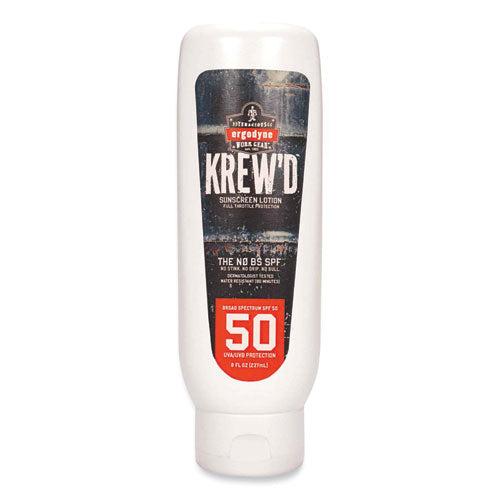 Krewd 6351 Spf 50 Sunscreen Lotion, 8 Oz Bottle