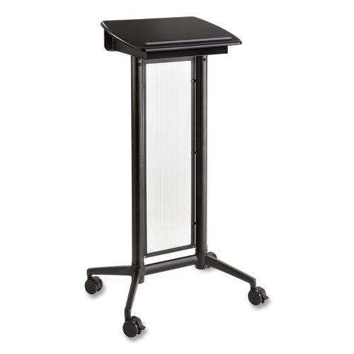 Impromptu Lectern, 26.5 X 18.75 X 46.5, Black