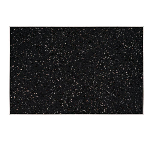 Recycled Bulletin Board, 87.91 X 48.5, Tan Speckled Surface, Satin Aluminum Frame