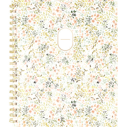 Leah Bisch Academic Year Weekly/monthly Planner, Floral Artwork, 11" X 9.25", Multicolor Cover, 12-month: July 2024-june 2025