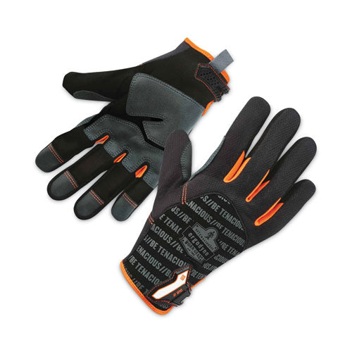 Proflex 810 Reinforced Utility Gloves, Black, X-large, Pair