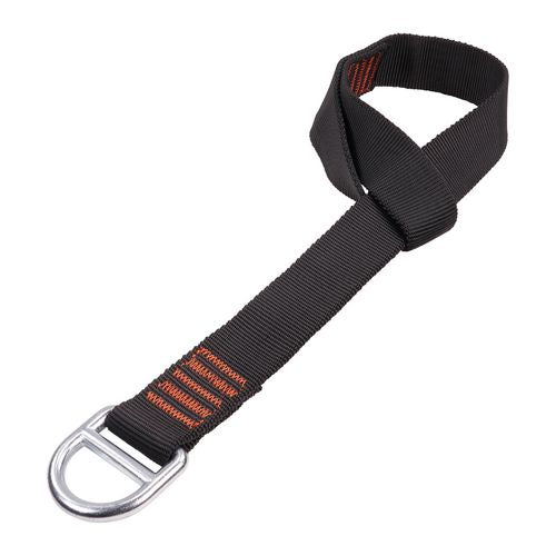 Squids 3176 Anchor Choke Strap For Tool Tethering, 40 Lb Max Safe Working Capacity, 24" Long, Black