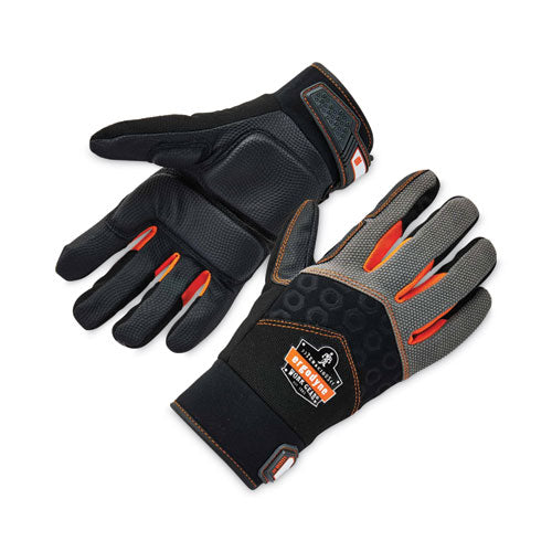 Proflex 9001 Full-finger Impact Gloves, Black, X-large, Pair