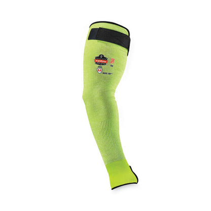 Proflex 7941-pr Cr Protective Arm Sleeve, 22", Lime, Pair