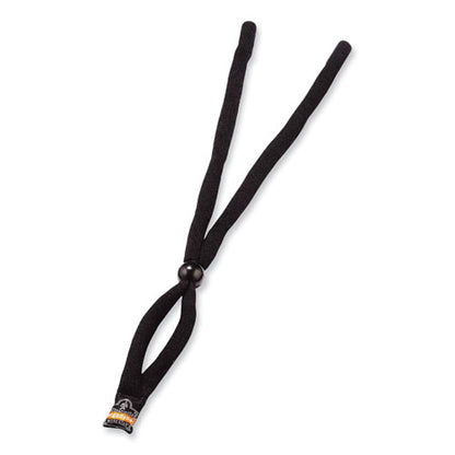 Skullerz 3200 Cotton Eyewear Lanyard, 14" Long, Black