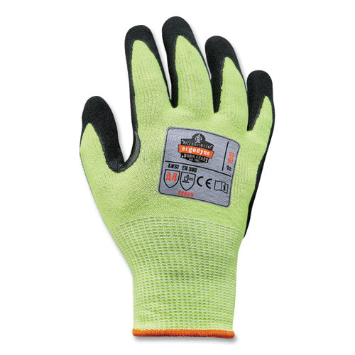 Proflex 7041-case Ansi A4 Nitrile Coated Cr Gloves, Lime, X-large, 144 Pairs/carton