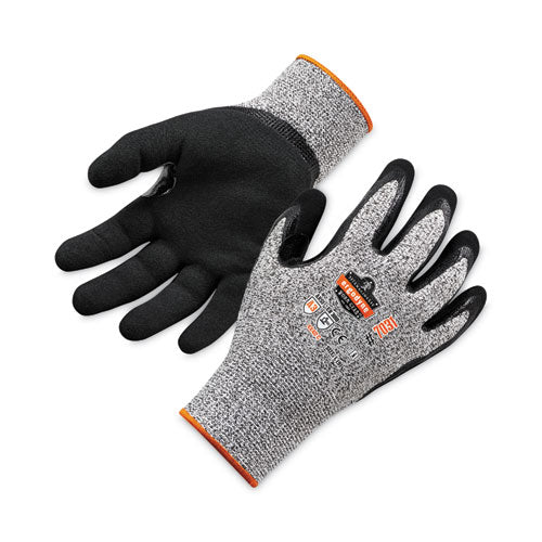 Proflex 7031 Ansi A3 Nitrile-coated Cr Gloves, Gray, Large, 144 Pairs/carton