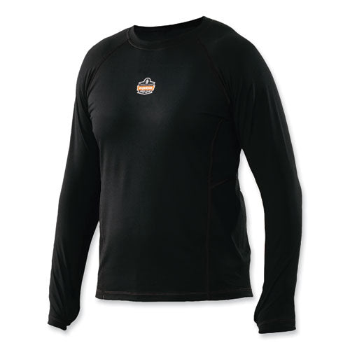 N-ferno 6435 Midweight Long Sleeve Base Layer Shirt, Large, Black