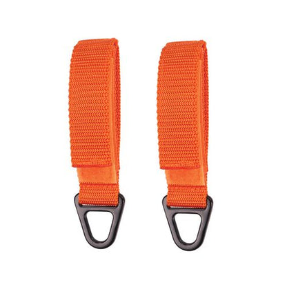 Squids 3172 Anchor Strap Hook And Loop Closure For Tool Tethering, 5 Lb Max Working Capacity, 5" Long, Orange, 2/pack