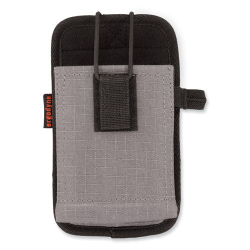 Squids 5542 Phone Style Scanner Holster With Belt Loop, Large, 1 Compartment, 3.75 X 1.25 X 6.5, Polyester, Gray