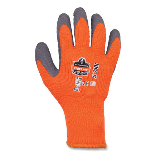 Proflex 7401-case Coated Lightweight Winter Gloves, Orange, 2x-large, 144 Pairs/carton