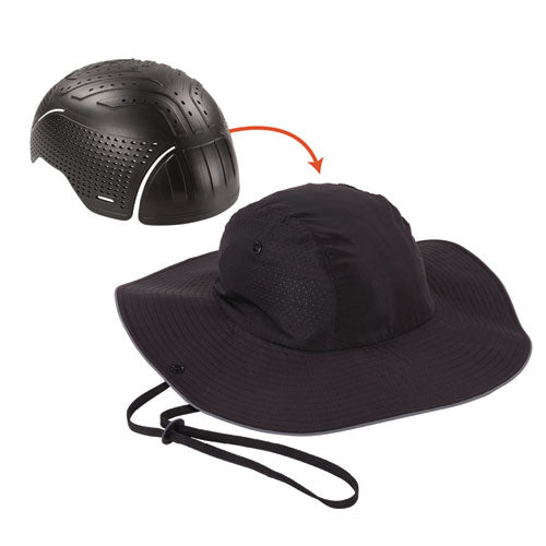 Skullerz 8957 Lightweight Ranger Hat And Bump Cap Insert, X-small/small, Black