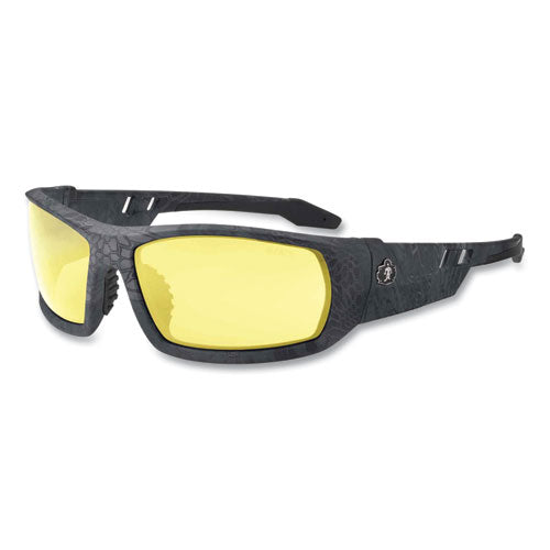 Skullerz Odin Safety Glasses, Kryptek Typhon Nylon Impact Frame, Yellow Polycarbonate Lens