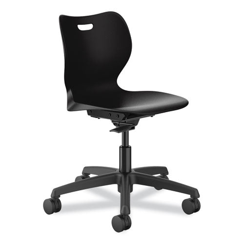 Smartlink Task Chair, Supports Up To 275 Lb, 34.75" Seat Height, Onyx Seat, Onyx Back, Black Base