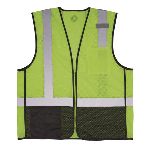 Glowear 8210z Hi-vis Class 2 Mesh Vest, 4x-large To 5x-large, Lime