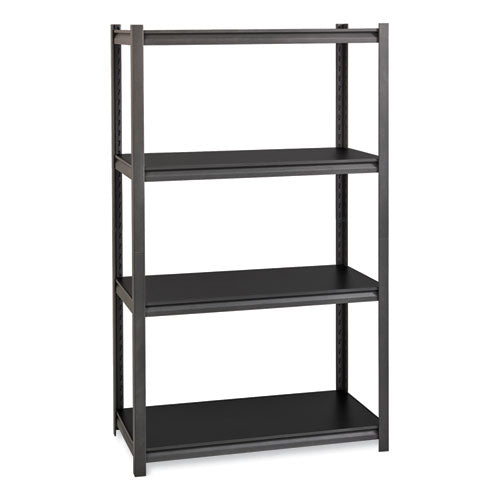 Iron Horse 3200 Rivet Shelving, Four-shelf, 36w X 18d X 60h, Gray