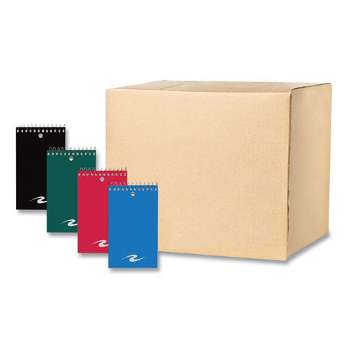 Memo Pad, Randomly Assorted Cover Color, Narrow Rule, 75 White 3 X 5 Sheets, 72/carton