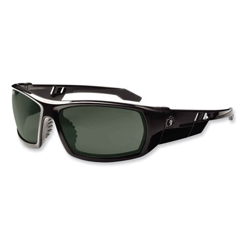 Skullerz Odin Safety Glasses, Black Nylon Impact Frame, Polarized G15 Polycarbonate Lens