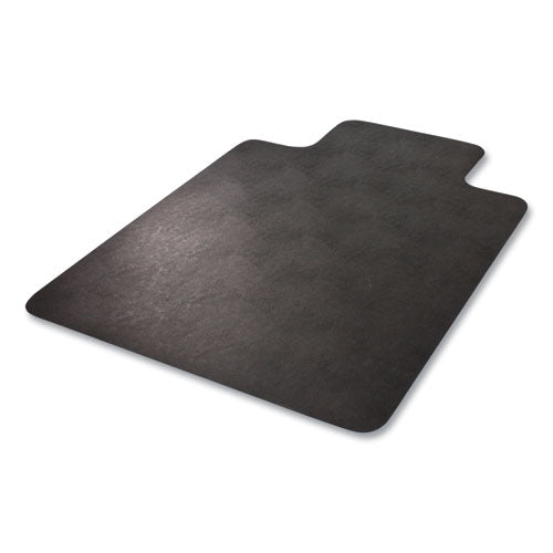 Economat Hard Floor Chair Mat, Lipped, 36 X 48, Black