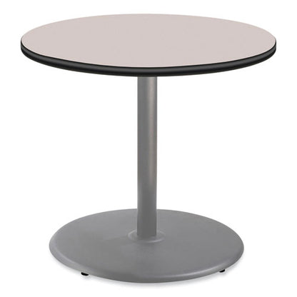 Cafe Table, 36" Diameter X 30h, Round Top/base, Gray Nebula Top, Gray Base