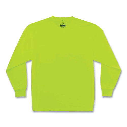 Glowear 8091 Non-certified Hi-vis Long Sleeve Shirt, Medium, Lime