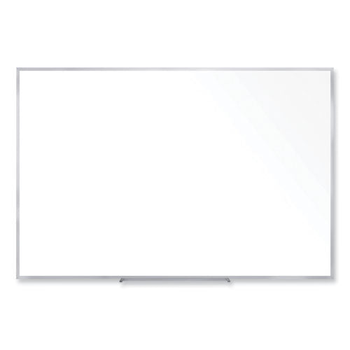 Non-magnetic Whiteboard With Aluminum Frame, 60.63" X 48.47", White Surface, Satin Aluminum Frame