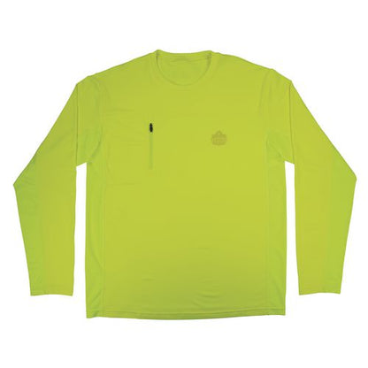 Chill-its 6689 Cooling Long Sleeve Sun Shirt With Uv Protection, 3x-large, Lime