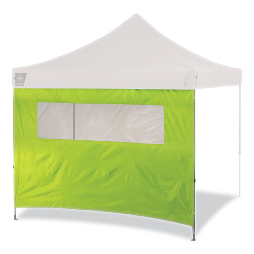 Shax 6092 Pop-up Tent Sidewall With Mesh Window, Single Skin, 10 Ft X 10 Ft, Polyester, Lime