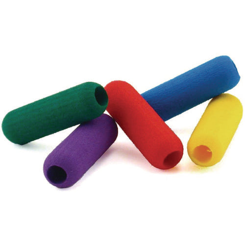 Foam Pencil Grip, 0.5" Long, Assorted Colors, 600/carton