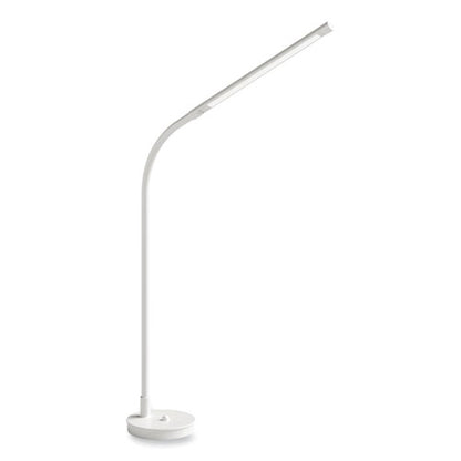 Resi Led Desk Lamp, Gooseneck, 18.5" High, White