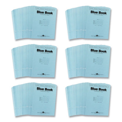 Examination Blue Book, Wide/legal Rule, Blue Cover, (12) 11 X 8.5 Sheets, 300/carton