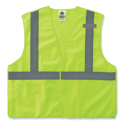 Glowear 8215ba-s Single Size Class 2 Economy Breakaway Mesh Vest, Polyester, 2x-large, Lime