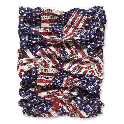 Chill-its 6485 Multi-band, Polyester, One Size Fits Most, Stars And Stripes