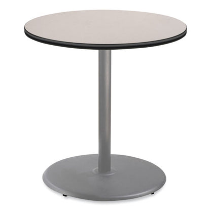 Cafe Table, 36" Diameter X 36h, Round Top/base, Gray Nebula Top, Gray Base