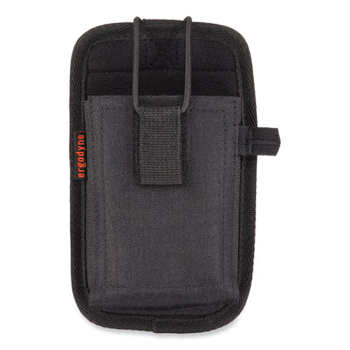 Squids 5542 Phone Style Scanner Holster With Belt Loop, Small, 1 Compartment, 3.75 X 1 X 6.5, Polyester, Black