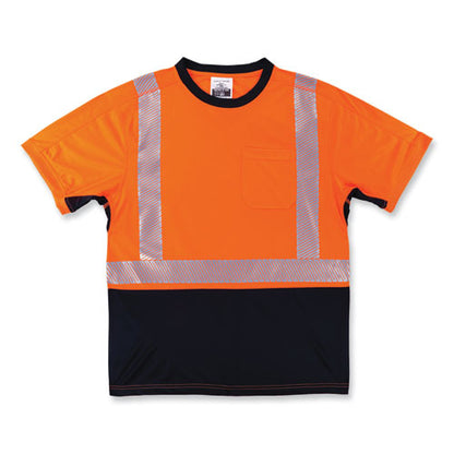 Glowear 8283bk Class 2 Lightweight Performance Hi-vis T-shirt, Polyester, Large, Orange