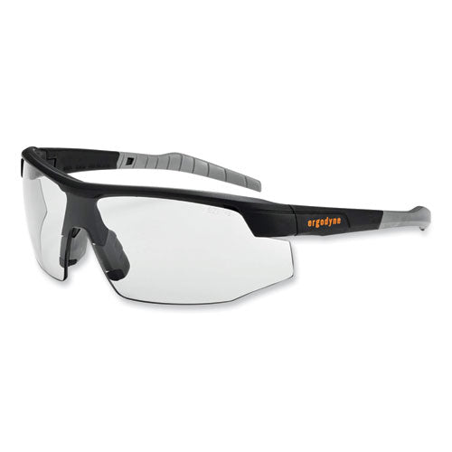 Skullerz Skoll Safety Glasses, Black Nylon Impact Frame, Anti-fog, Indoor/outdoor Polycarbonate Lens