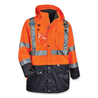 Glowear 8388 Class 3/2 Hi-vis Thermal Jacket Kit, X-large, Orange