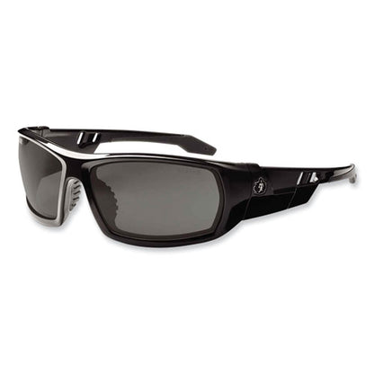 Skullerz Odin Safety Glasses, Black Nylon Impact Frame, Polarized Smoke Polycarbonate Lens