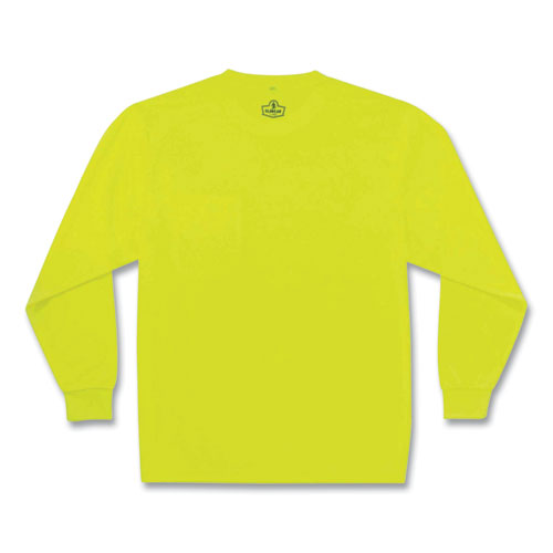 Glowear 8091 Non-certified Hi-vis Long Sleeve Shirt, Small, Lime