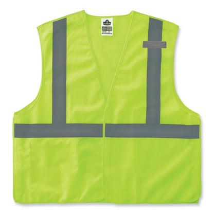 Glowear 8215ba-s Single Size Class 2 Economy Breakaway Mesh Vest, Polyester, X-large, Lime