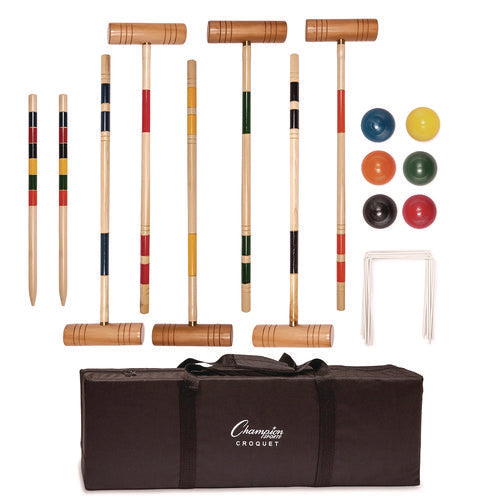 Deluxe Croquet Tournament Set, With Carry Bag